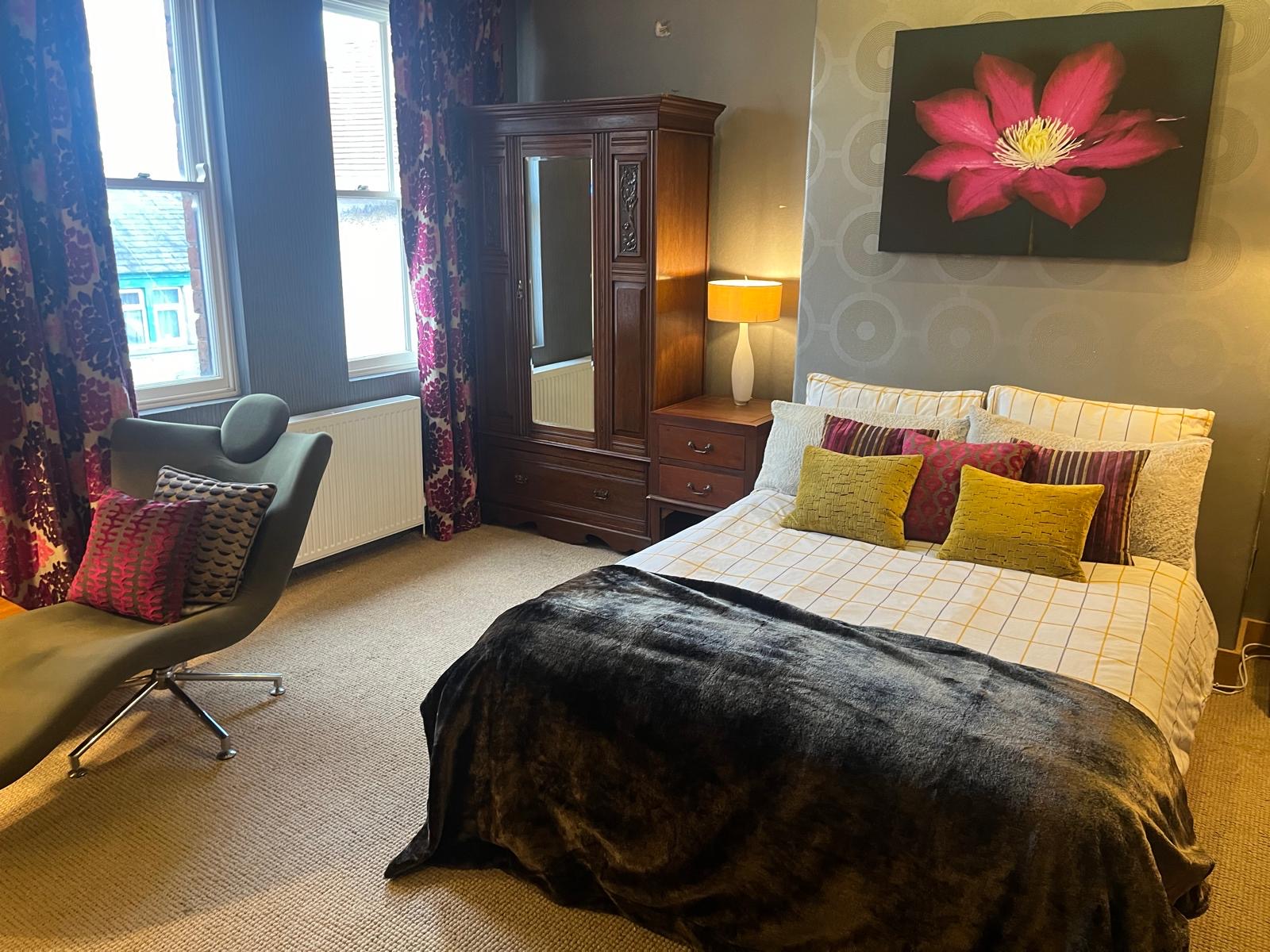 The BAE Suite Walney — Master Bedroom — Wardrobe & Seating