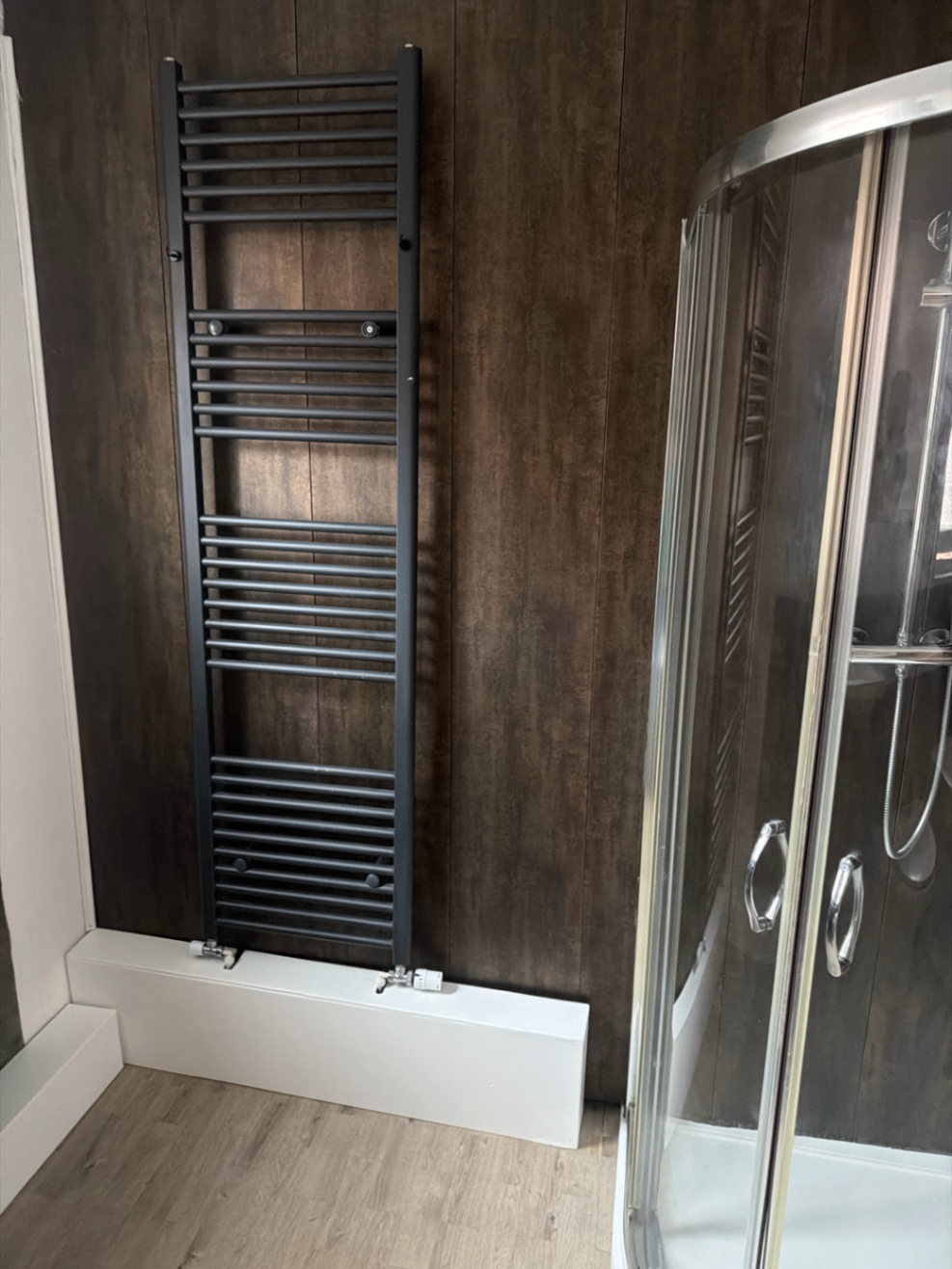 The Douglas Suite Walney — Separate Shower — Heated Towel Rail