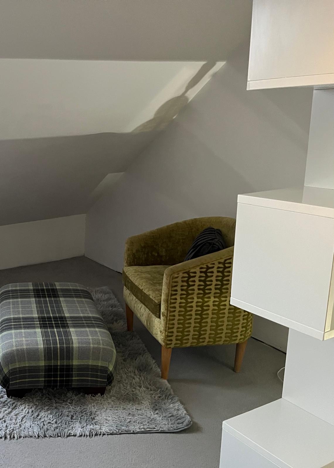 The BAE Suite Walney — Bedroom 4 — Armchair & Footstool